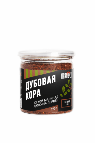 КОРА ДУБОВАЯ, дюжина перцев, натирка (RUB) ПРЯНОЕД - 100 г (банка)