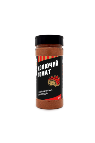 Колючий томат, сухой маринад Мичелада, натирка, ПРЯНОЕД, банка с дозатором 220 г
