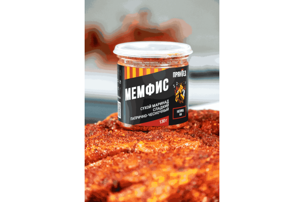 МЕМФИС RUB BBQ, гриль-пудра - лимитированная серия ПРЯНОЕД - 250 г (банка с дозатором)
