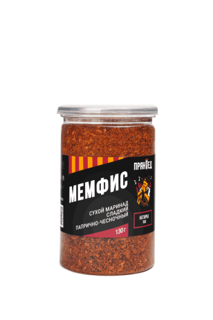 МЕМФИС RUB BBQ, папрично-чесночная сладкая смесь ПРЯНОЕД - 200 г (банка)