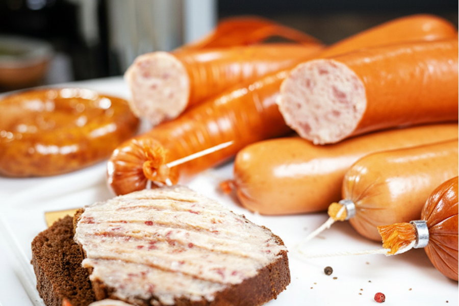 РЕЦЕПТ. Квашеное копченое крученое сало (в оболочке)