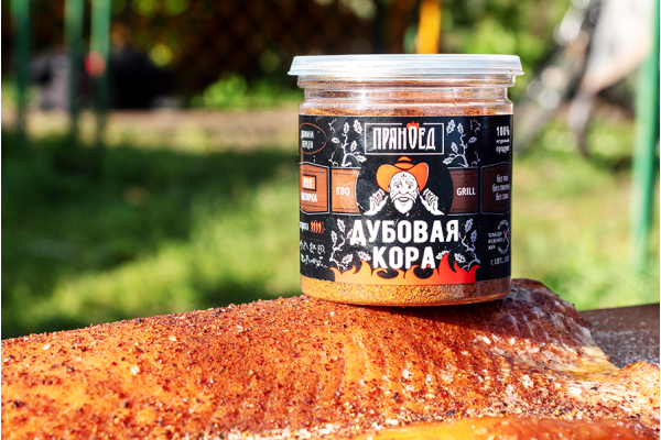 КОРА ДУБОВАЯ, дюжина перцев, натирка (RUB) ПРЯНОЕД - 100 г (банка)